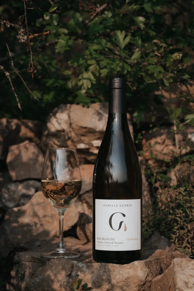 bouteille Bourgogne Hautes-Côtes de Beaune Chardonnay du domaine Famille Guérin